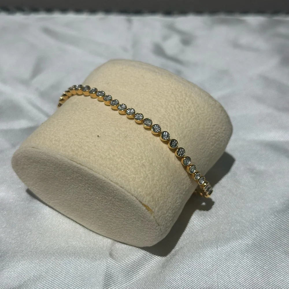 Mónica vinader  lab -grown Diamond tennis bracelet